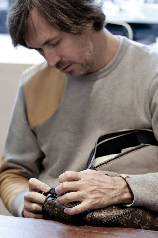 Reference image illustrating Louis Vuitton Icon and Iconoclasts: Karl Lagerfeld, Christian Louboutin, and More to Design Limited-Edition Monogram Bags