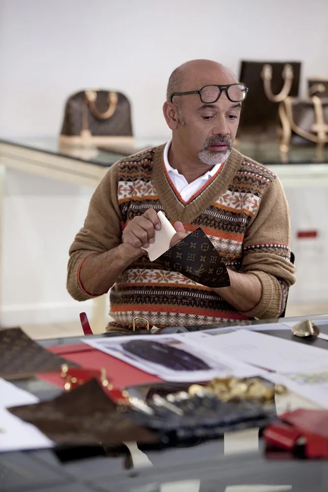 Reference image illustrating Louis Vuitton Icon and Iconoclasts: Karl Lagerfeld, Christian Louboutin, and More to Design Limited-Edition Monogram Bags