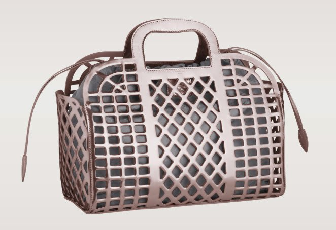 Reference image illustrating Louis Vuitton Spring 2012 Handbag Collection: Pastels, Crocodile & Canvas Gems