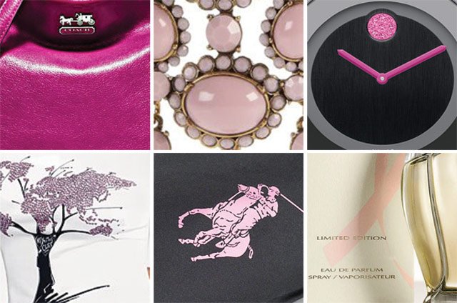 Reference image illustrating Luxury Handbags and Accessories That Support Breast Cancer Research This October