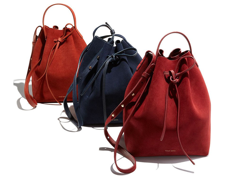 Reference image illustrating Mansur Gavriel Fall 2016 Arrives at Net-a-Porter and Bergdorf Goodman: New Colors, Suede, and Patent Leather Styles
