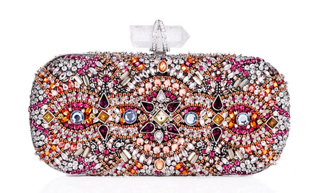 Reference image illustrating Marchesa Fall 2013 Evening Bags: A Closer Look at Beaded Clutches and Exotic Day Styles