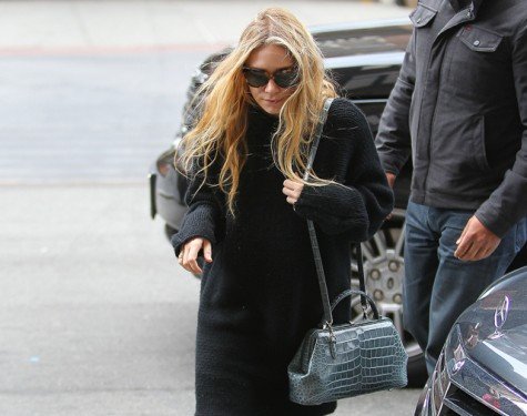 Mary-Kate Olsen Spotted with The Row Alligator Mini Doctor Bag in NYC thumbnail