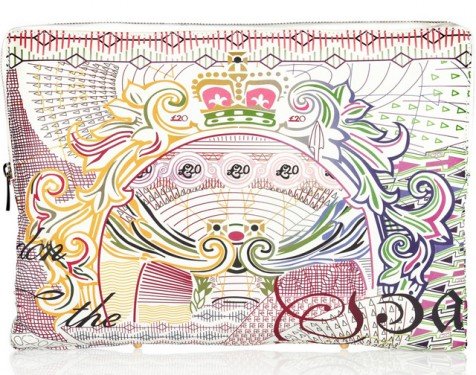 Mary Katrantzou Signature Prints Arrive on Luxe Leather Pouches and Clutches thumbnail