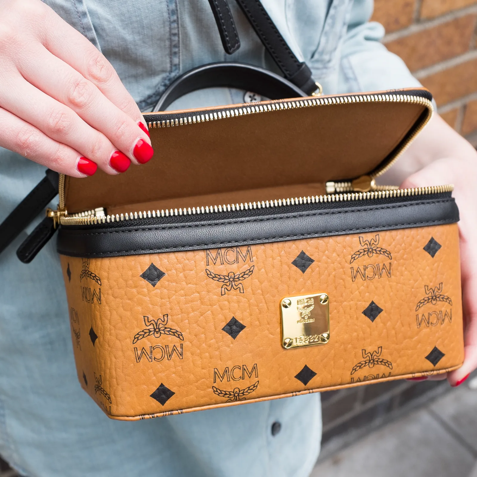 Reference image illustrating MCM Rockstar Vanity Case: The Festival-Ready Bag Inspired by Rihanna