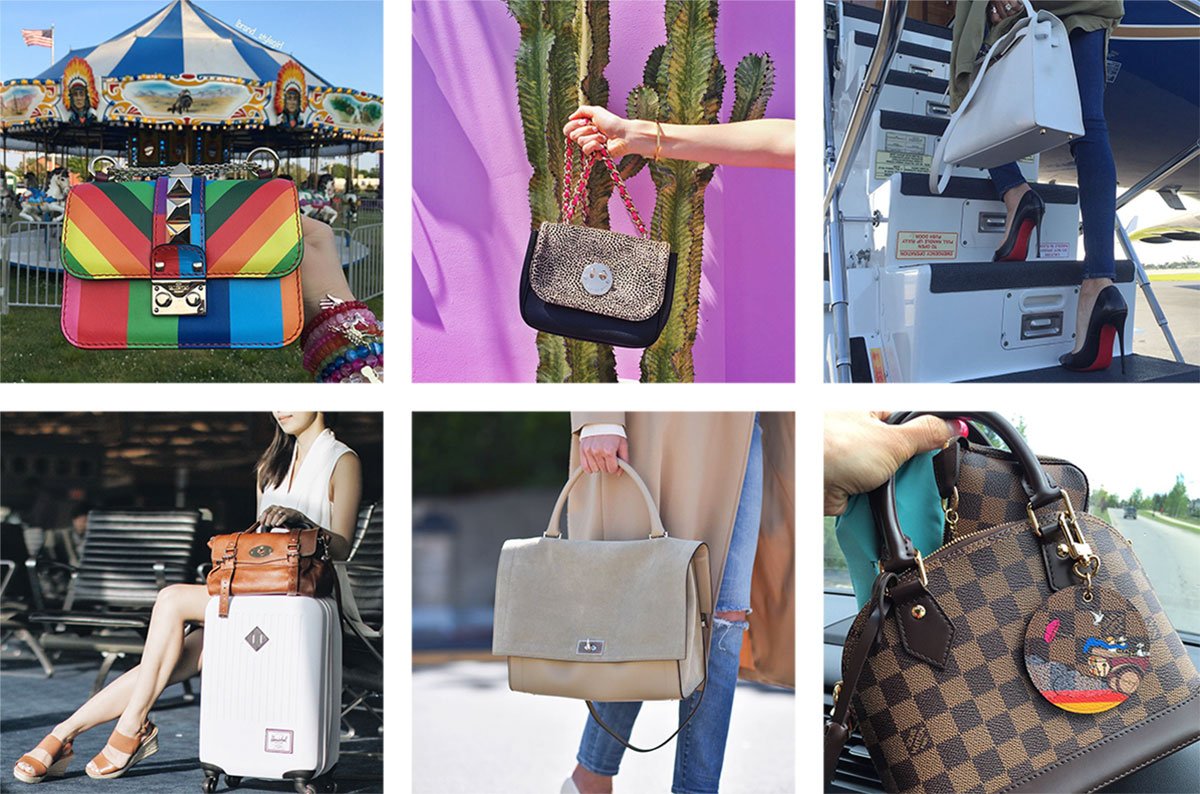 Reference image illustrating Memorial Day Weekend Bag Travels: The Best Luxury Handbags Spotted on Vacation Instagrams