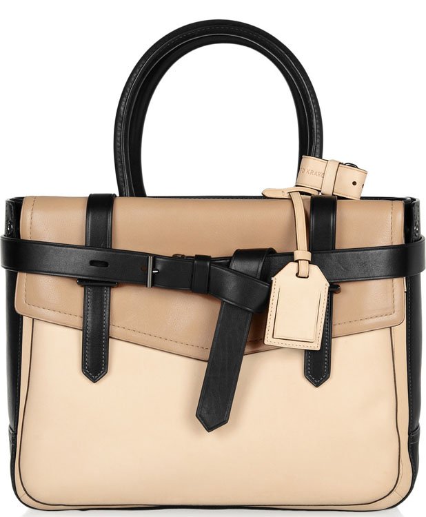 Reference image illustrating Neutral Color Block Handbags: The Chic, Versatile Transitional Trend