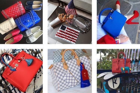 Patriotic Luxury Handbags: The Best 4th of July Weekend Bag Instagrams thumbnail