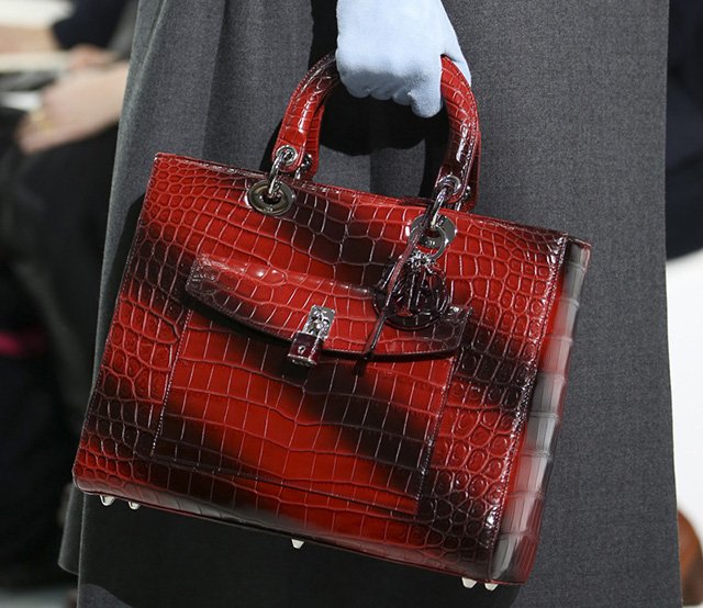 Reference image illustrating Raf Simons Reimagines Dior’s Fall 2014 Handbag Collection: Minimalism Meets Jeweled Elegance