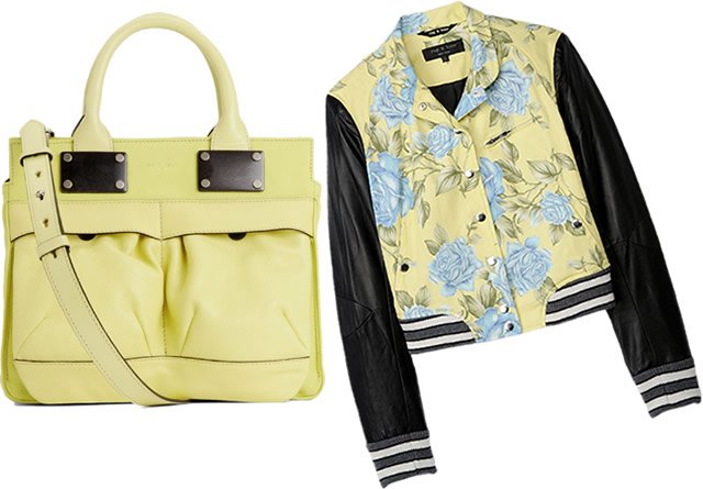 Reference image illustrating Rag & Bone Pilot Bag and Cambridge Jacket: A Downtown Cool-Girl Pairing