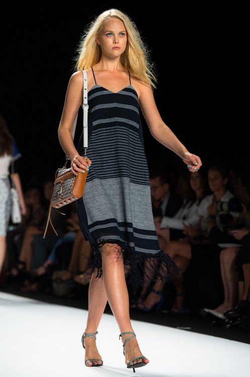 Reference image illustrating Rebecca Minkoff Spring 2013 Collection: Poolside Glamour and Grown-Up Handbags