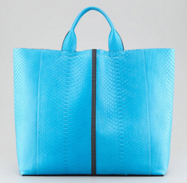 Reference image illustrating Reed Krakoff’s Blue Hour: Resort 2013 Bags in Vivid Azure and Cerulean