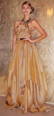 Reference image illustrating Reem Acra Fall 2009: Opulent Gowns and Jewelry That Defined Fashion Week