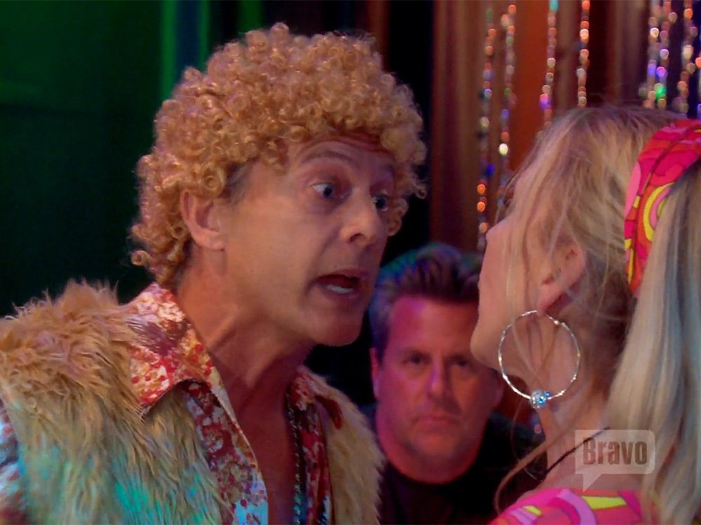 Reference image illustrating RHOC Recap: The Handbag Rule Was Broken at Shannon’s Disastrous 70s Party
