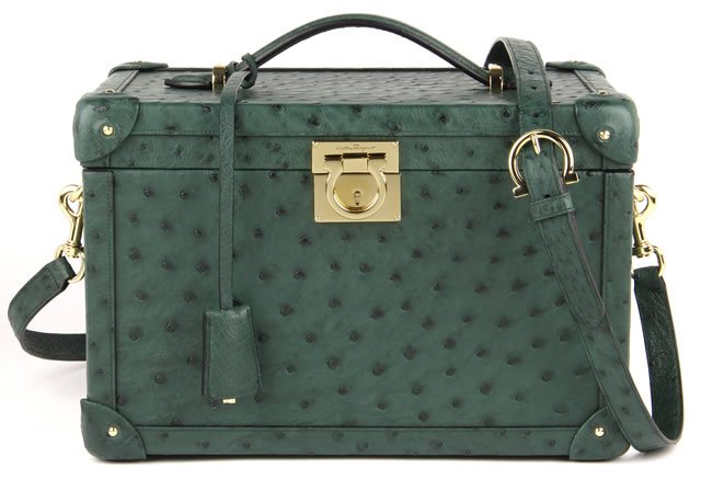 Reference image illustrating Salvatore Ferragamo Exotic Beauty Cases: Pre-Fall 2012 Travel Accessories Fit for Royalty