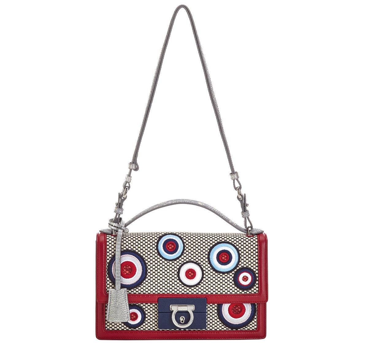 Reference image illustrating Salvatore Ferragamo Lock Story Paris Bag: An Exclusive Avenue Montaigne Edition