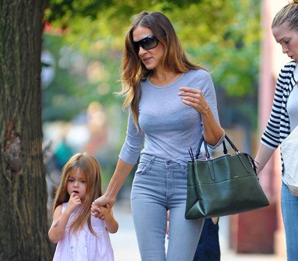 Sarah Jessica Parker Spotted with the Unreleased Coach Borough Bag in NYC thumbnail