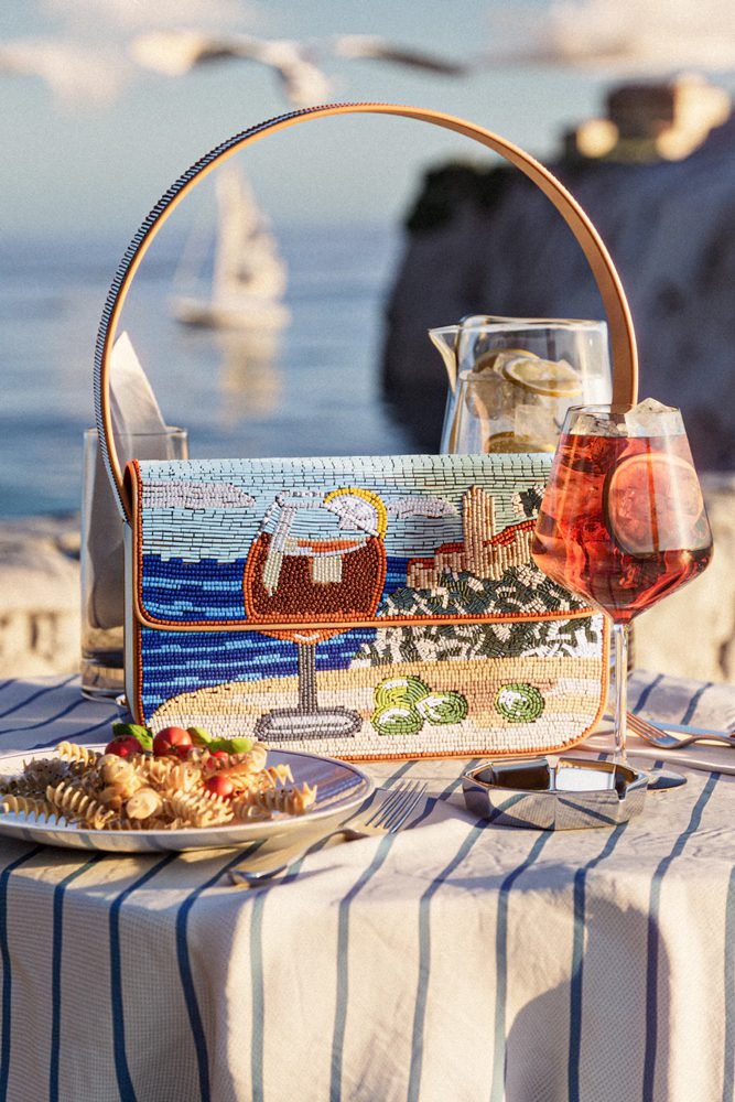 Reference image illustrating STAUD Tommy Bag Summer 2026: New Whimsical Iterations of the Viral Beaded Icon
