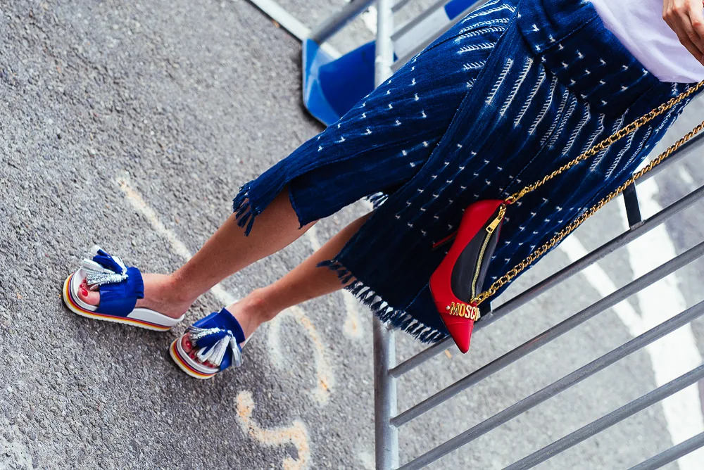 Reference image illustrating Street Style Bags Spotted at NYFW Spring/Summer 2017: Days 1-3