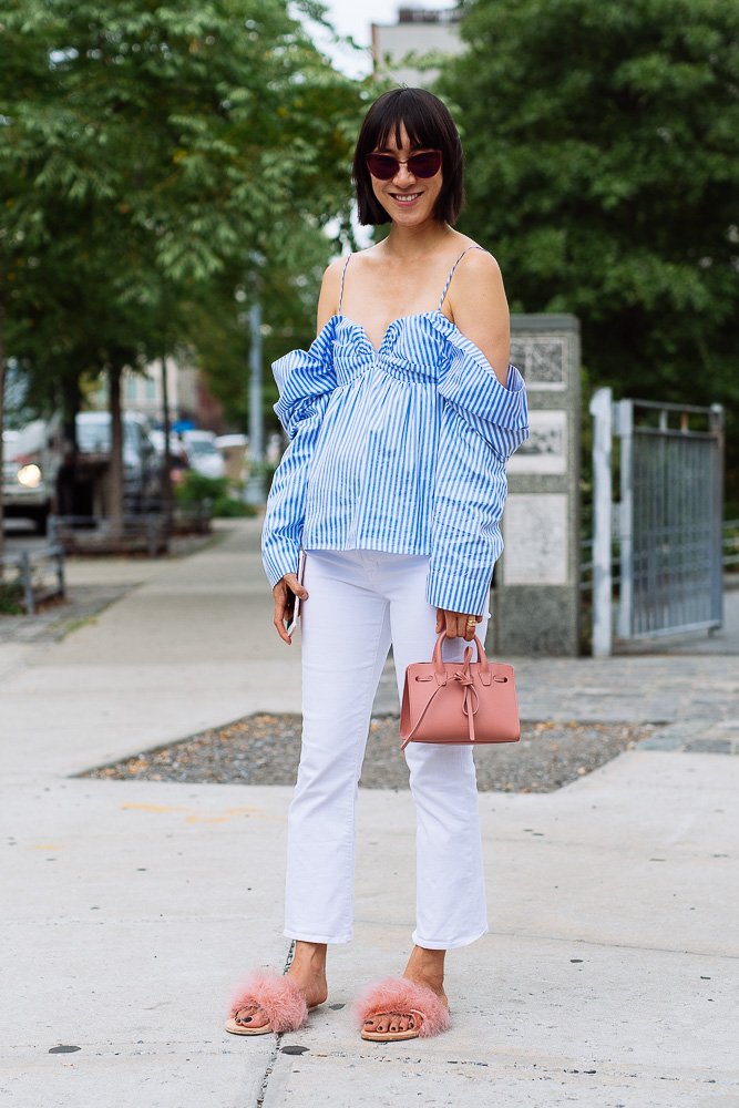 Reference image illustrating Street Style Bags Spotted at NYFW Spring/Summer 2017: Days 1-3