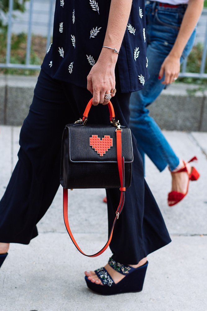 Reference image illustrating Street Style Bags Spotted at NYFW Spring/Summer 2017: Days 1-3