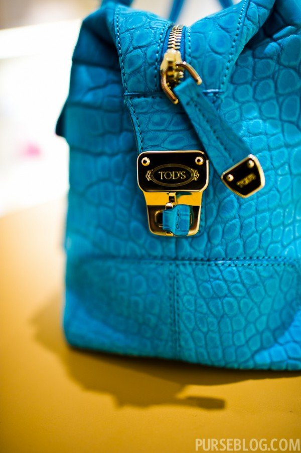 Reference image illustrating Tod’s Spring 2012 Collection: Bold Colors, Exotic Skins, and the Debut of the Lunchbox Bag