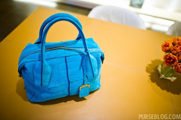 Reference image illustrating Tod’s Spring 2012 Collection: Bold Colors, Exotic Skins, and the Debut of the Lunchbox Bag