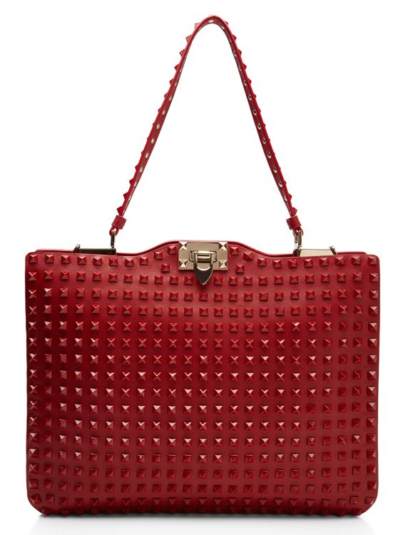 Reference image illustrating Valentino Pre-Fall 2013 Handbags: Dark Glamour and Rockstud Details Now Available for Pre-Order at Moda Operandi