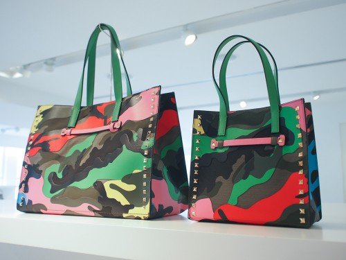 Valentino Resort 2015 Handbags: New Rockstud Colors, Camo Prints, and Fresh Silhouettes thumbnail