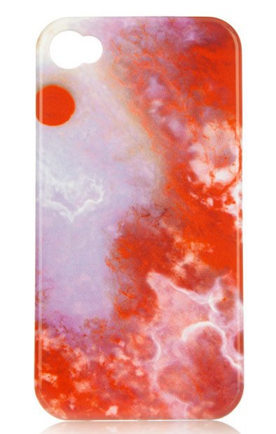 Reference image illustrating Weston Stone-Print iPhone Cases: Agate, Labradorite & Jasper at Net-a-Porter