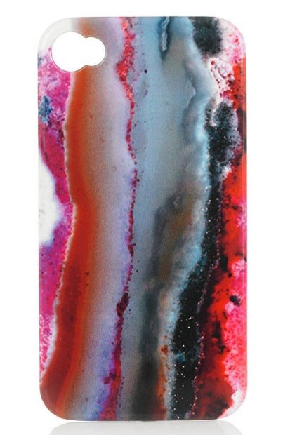 Reference image illustrating Weston Stone-Print iPhone Cases: Agate, Labradorite & Jasper at Net-a-Porter