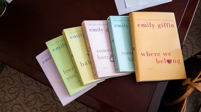 Reference image illustrating What Bestselling Author Emily Giffin Carries in Her Designer Handbag