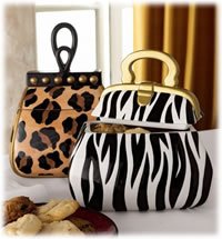 Zebra and Leopard Handbag Cookie Jars: Chic Kitchen Storage for Fashion Lovers thumbnail