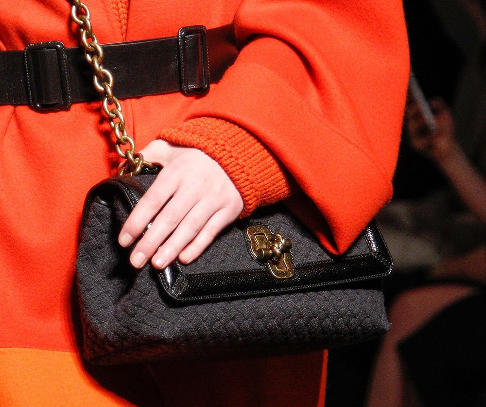 Reference image illustrating Bottega Veneta Fall 2017 Runway Bags: Ultra-Luxe Classics for Men and Women