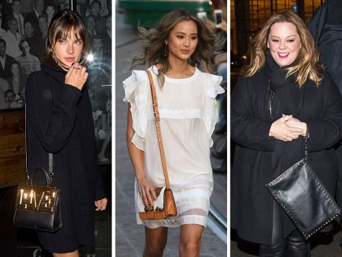Celebrity Handbag Sightings: Moschino, Les Petits Joueurs & Rebecca Minkoff Spring Styles thumbnail