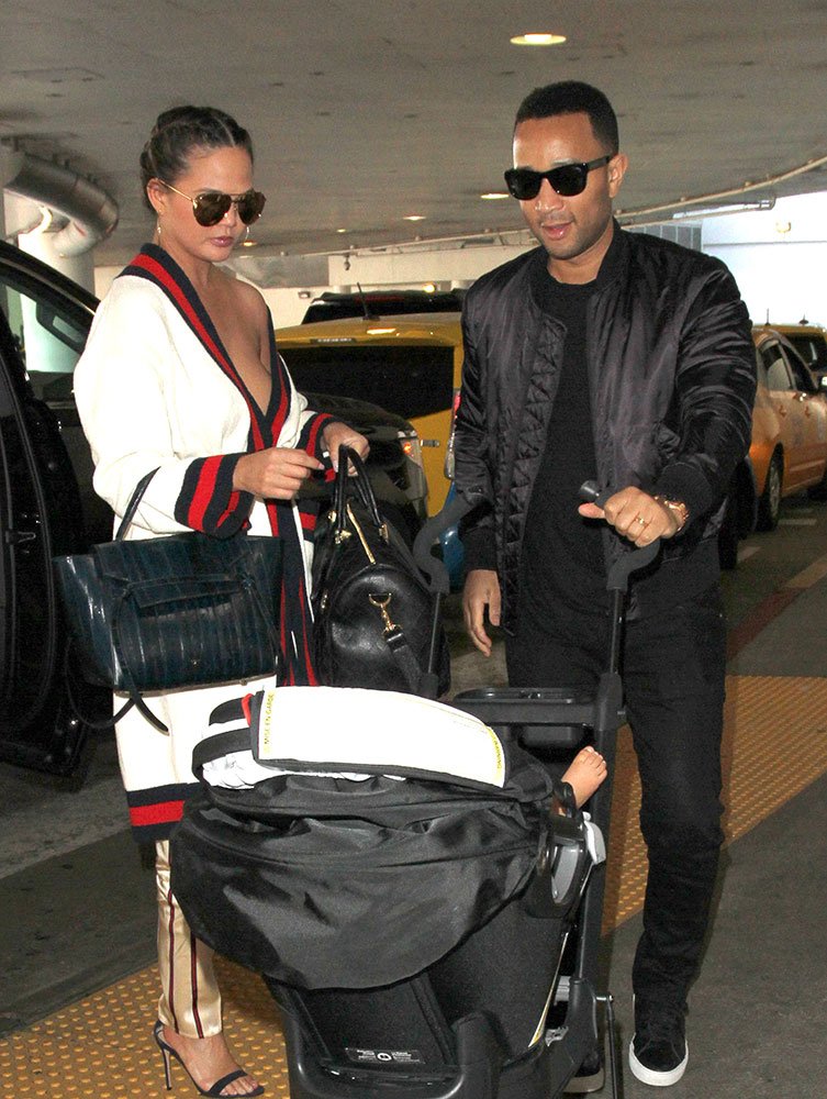 Reference image illustrating Celebrity Mom Handbag Style: What Alessandra Ambrosio, Chrissy Teigen, and More Carry with Their Kids
