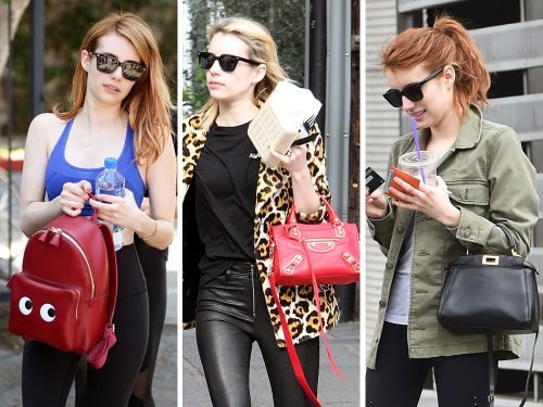 Emma Roberts Handbag Collection Part Two: Balenciaga, Coach & Mini Bags thumbnail