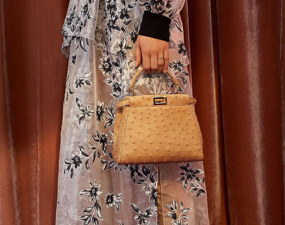 Reference image illustrating Fendi Resort 2018 Handbags: Peekaboo and Kan I Favorites Return with Fresh Details