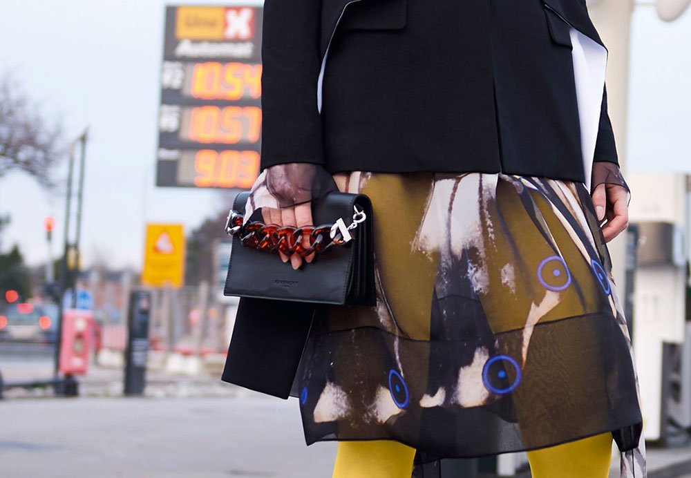 Reference image illustrating Givenchy Pre-Fall 2017: The Horizon Bag Endures and a New Hobo Arrives