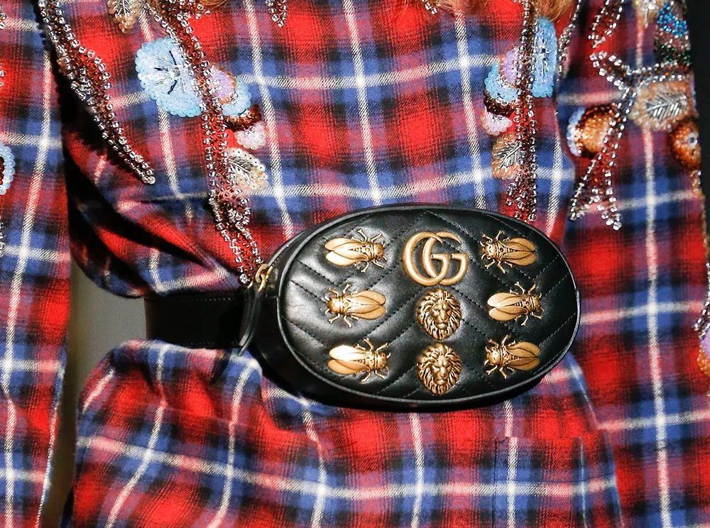 Reference image illustrating Gucci Fall 2017 Handbags: Bamboo Details Take Center Stage in Alessandro Michele’s New Collection