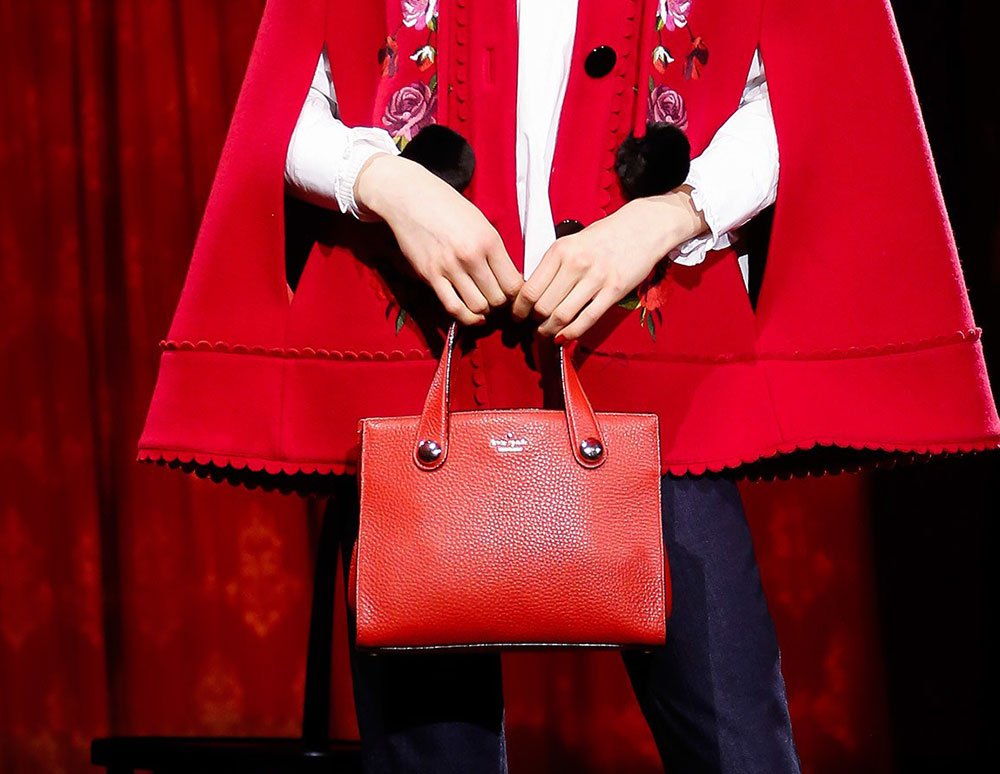 Reference image illustrating Kate Spade Fall 2017 Handbags: Refined Minimalism Meets Timeless Luxury