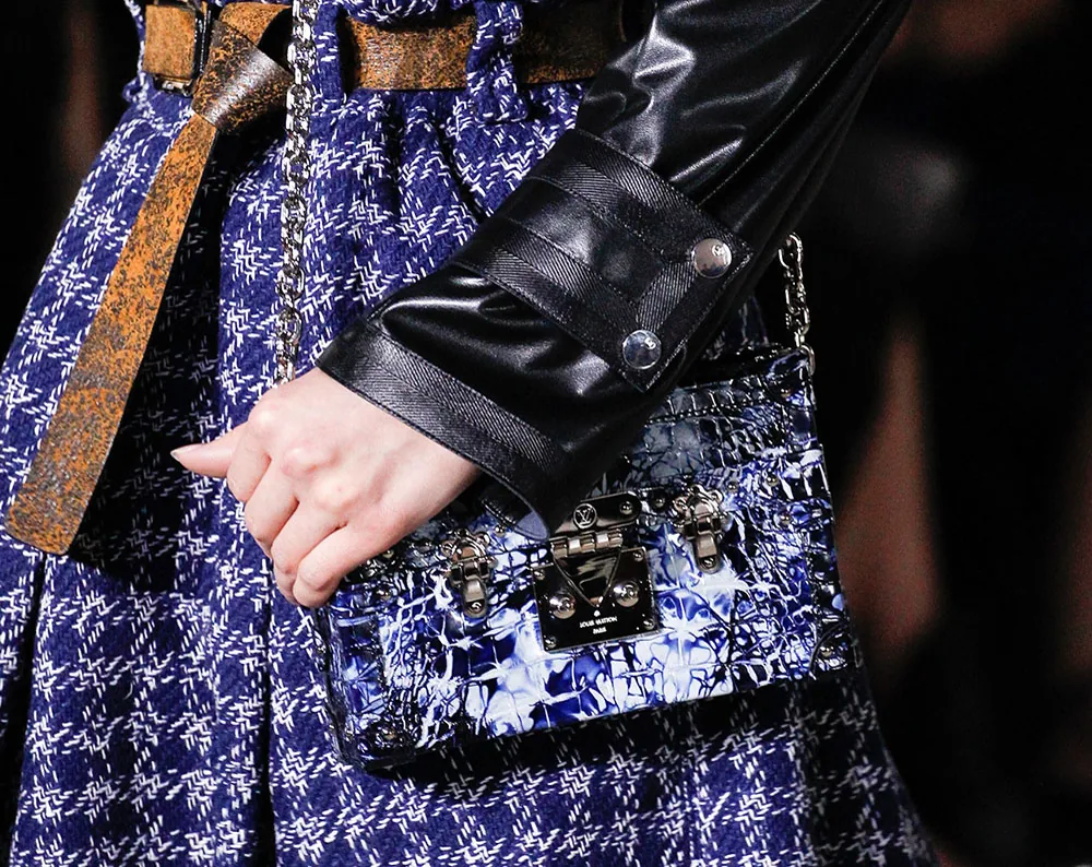 Reference image illustrating Louis Vuitton Fall 2017 Handbags: Refined Icons and New Silhouettes