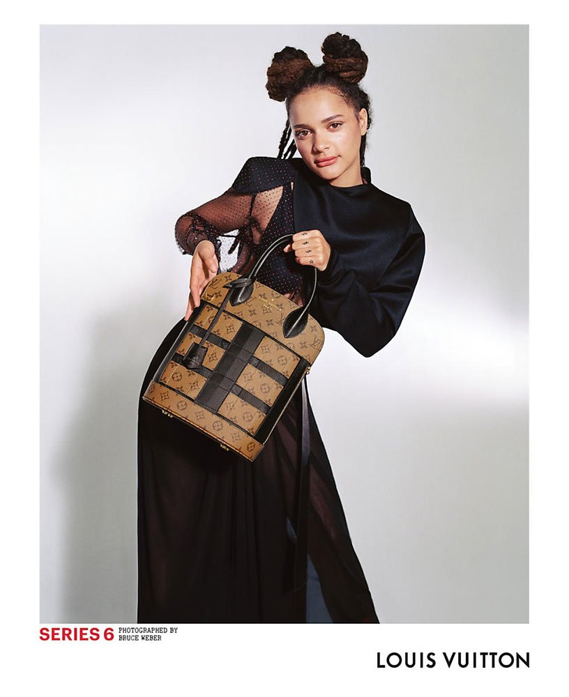 Reference image illustrating Louis Vuitton Spring 2017 Handbag Campaign: First Look at the Etui iPhone Case & New Bags