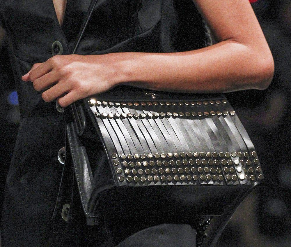 Reference image illustrating Prada Fall 2017 Handbags: Where Minimalist Frames Meet Maximalist Fur