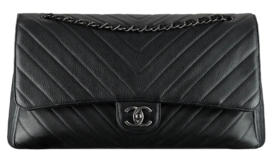 Reference image illustrating Why the Chanel Chevron Flap Bag Deserves a Top Spot on Your Wish List