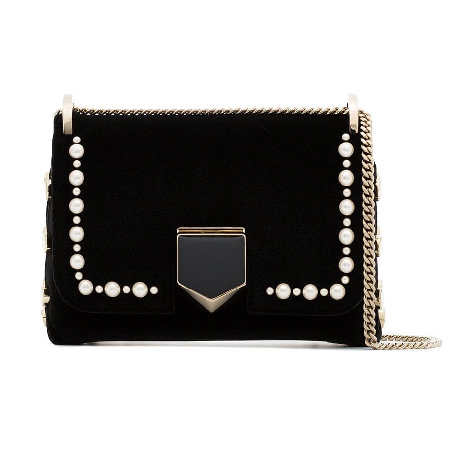 Reference image illustrating 12 Holiday Party Handbags That Make a Statement: Velvet, Crystals & More
