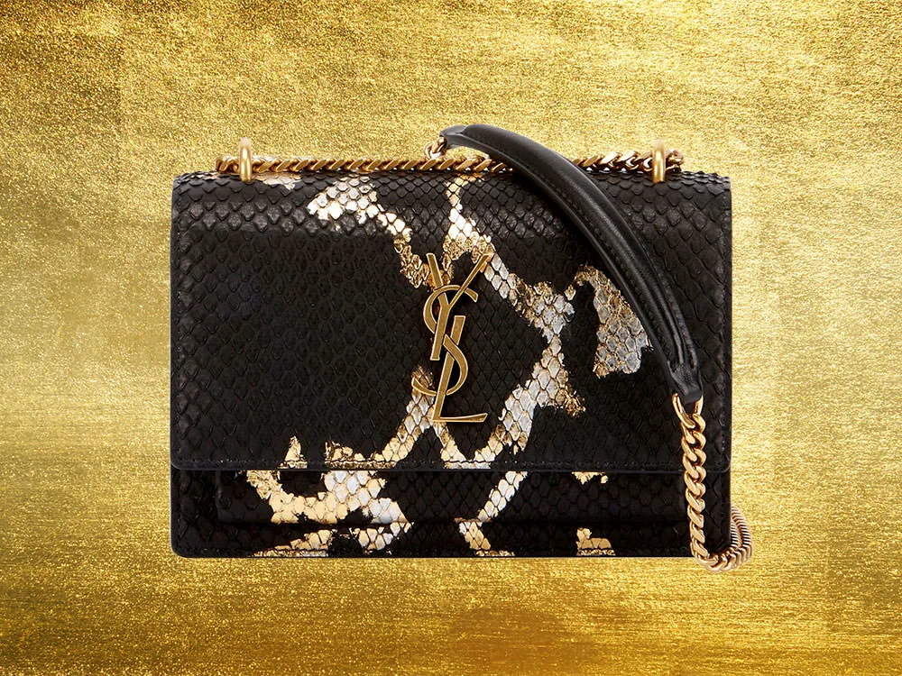 Reference image illustrating 15 Spring Handbags on Our Wish List: From Python Saint Laurent to Mini Fendi Peekaboo
