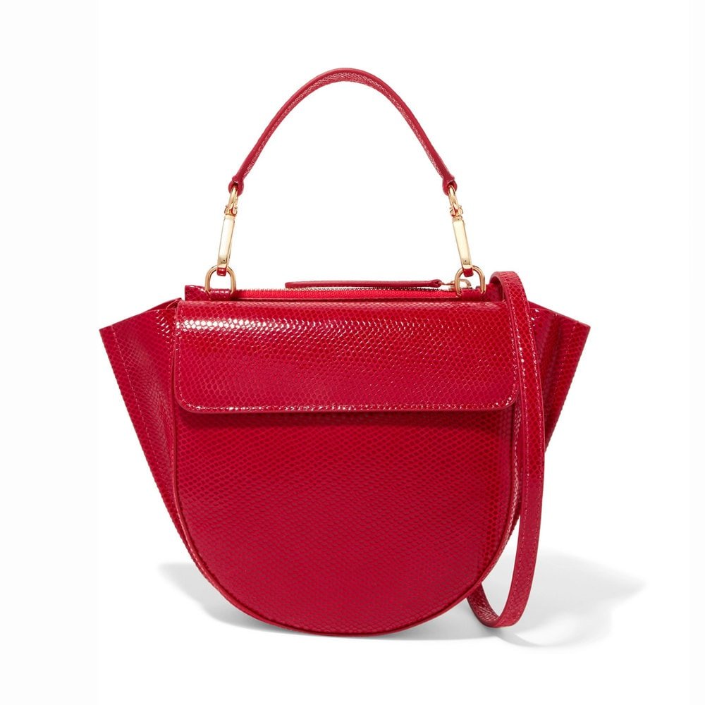 Reference image illustrating 15 Statement Red Handbags to Elevate Your Fall Wardrobe in 2018