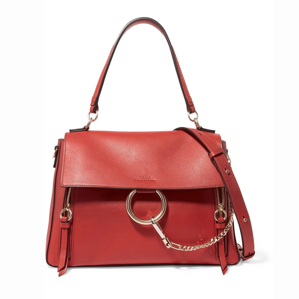 Reference image illustrating 15 Statement Red Handbags to Elevate Your Fall Wardrobe in 2018