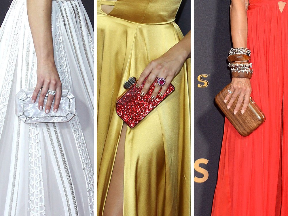 Reference image illustrating 2017 Emmy Awards Red Carpet Bags: The Most Glamorous Evening Clutches
